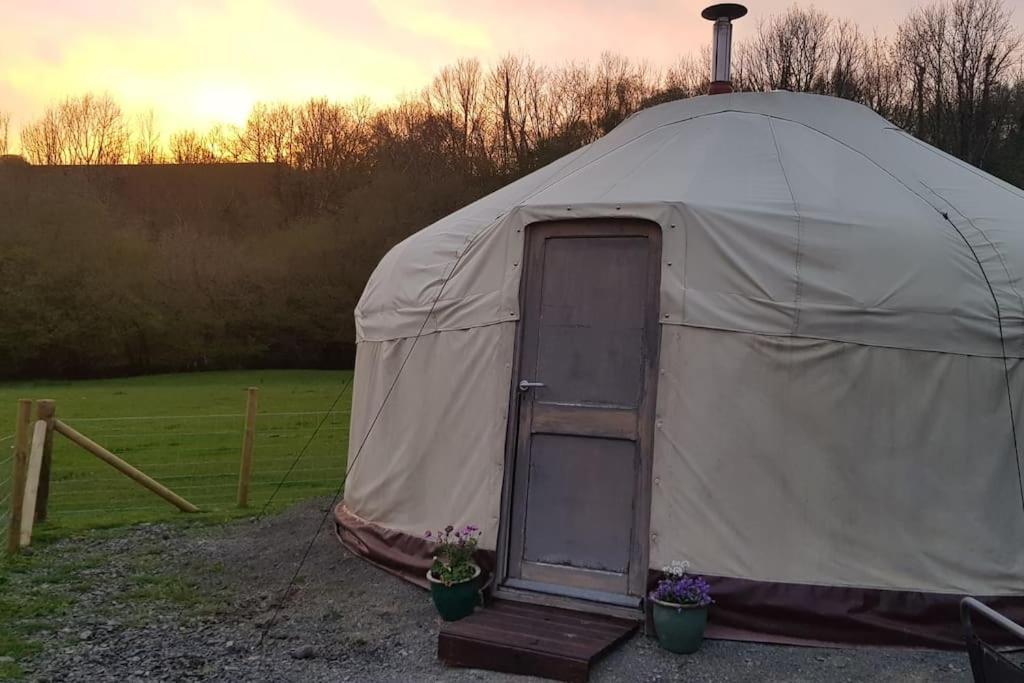 Bronfelen Yurt Hotel Cynghordy ภายนอก รูปภาพ